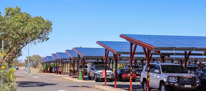 Cars at Alice Springs airport 