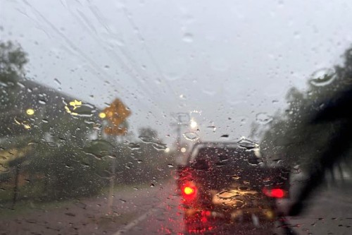 Rainy drive